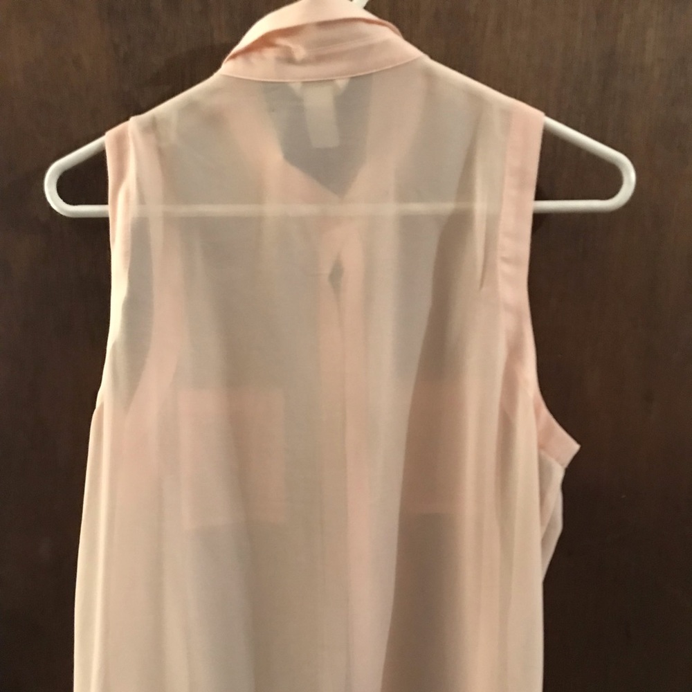 Pink Sheer Forever 21 Blouse - Picture 8 of 8